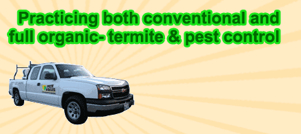 Practicing both conventional and full organic- termite & pest control
